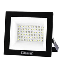 Refletor Led Slim 50w 6500k Brasilux Preto