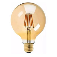 Lampada Filamento Vintage G125 Ambar Autovolt Brasilux
