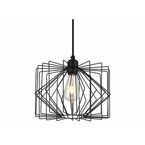 Pendente Taschibra Ilusion G Preto 1xe27 Brasilux
