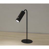Luminária De Mesa Led Taschibra Ion Recarregável Preta