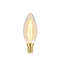 Lâmpada FilamVintage Vela B35 127V Âmbar Taschibra