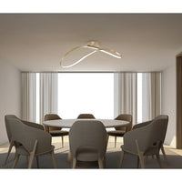 Plafon Led Taschibra Jakarta 40w 3000k Ouro Fosco