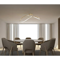 Plafon Led Taschibra Jakarta 40w 3000k Ouro Fosco