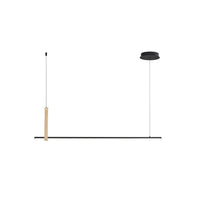Pendente Led Taschibra Manila 20w 3000k Preto 110cm