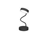 LUMINARIA DE MESA LED TASCHIBRA PUCK RECARREGAVEL PRETO