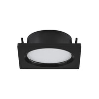 Kit 2 Spot Led Quadrado 2w 3000k Brasilux Cabinet Preto