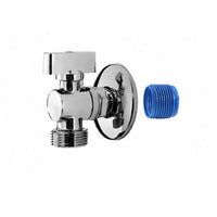 Torneira Angular de Esfera 90 Graus Blukit 1/2 Cromada para Lavatório