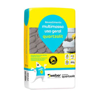 Argamassa Colante Quartzolit Multimassa Uso Geral 20kg