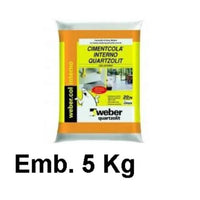 Argamassa Colante Aci Quartzolit Interna Cinza 5kg