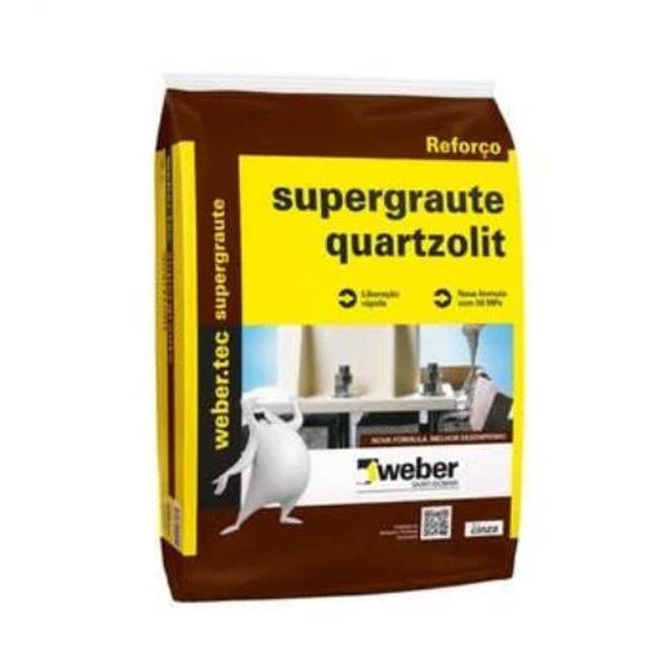 Graute Quartzolit Alta Resistência 50 MPa 25kg