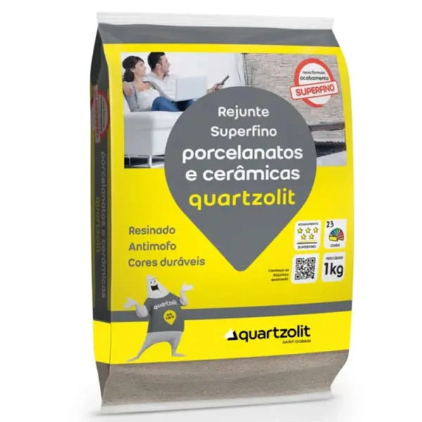 Rejunte Quartzolit Para Porcelanato Branco 1kg