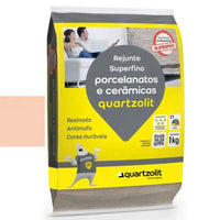 Rejunte Porcelanato Quartzolit Porcelbege 1kg