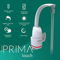 Torneira Eletrônica Zagonel Prima Touch 5500w 127v Branca