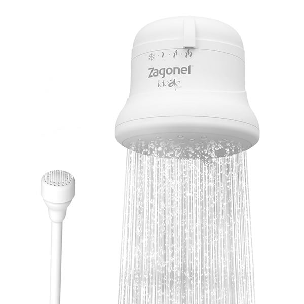 Ducha Zagonel Ideale Plus 4 Temperaturas 5500W 127V Branco