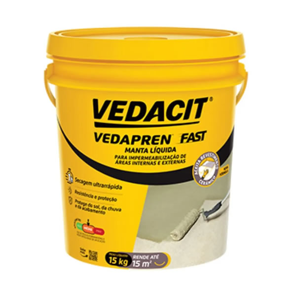 VEDACIT VEDAPREN FAST 15 KG CONCRETO