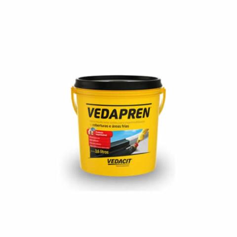 Impermeabilizante Vedacit Vedapren Preto 36kg