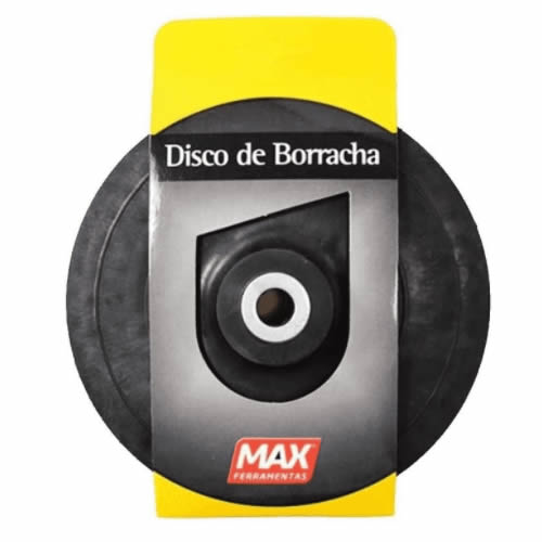 Disco De Borracha Para Lixadeira 7 Polegadas Max Metalurgica