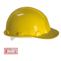 Capacete De Segurança Com Carneira Amarelo