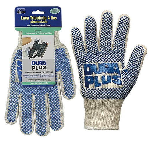 DURAPLUS LUVA TRICOTADA 4 FIOS PIGMENTADA