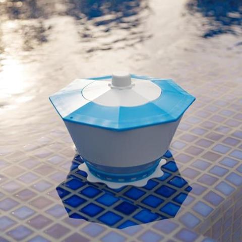 Clorador Flutuante para Piscina com Dosagem Ajustável