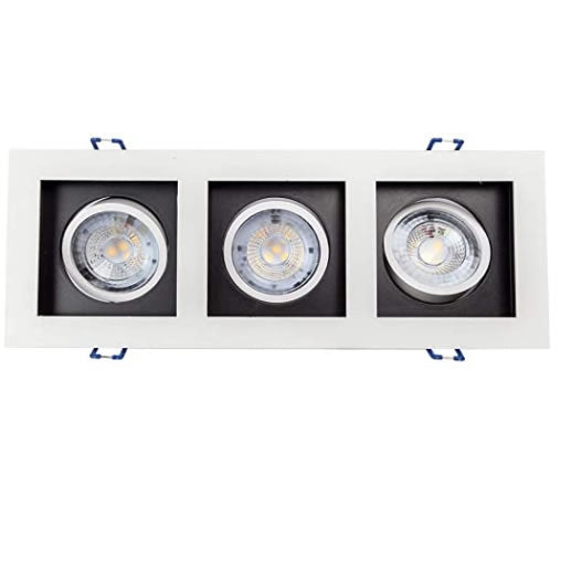 BRONZEARTE EMB.QUAD.EASYTRIPLE 15W 6500K.POL.10,2X27,2CM BR/