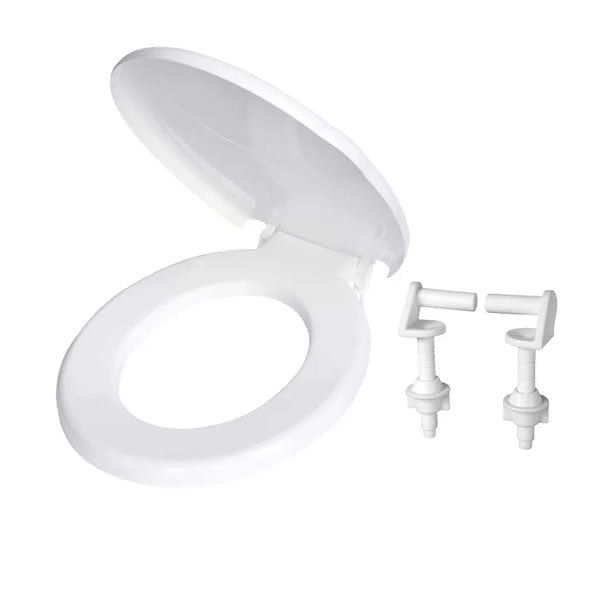 Assento Sanitário Oval Premier Krona Branco Com Tampa