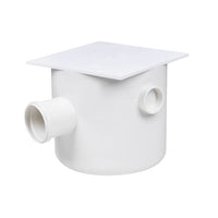 Caixa Sifonada Krona Com Tampa Quadrada 250x75mm Branco