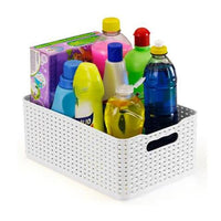 Caixa Organizadora Rattan Arthi 4,5L Branca
