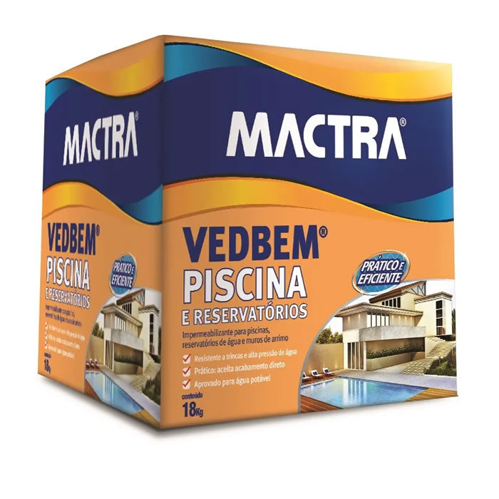 Impermeabilizante Mactra Vedbem Piscina 18kg Akzo Nobel