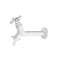 Torneira Viqua Maruja 15cm Com Bico Para Mangueira Branca