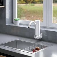 Torneira de Parede Viqua com Purificador Lagune Vitali Bica Móvel Branco