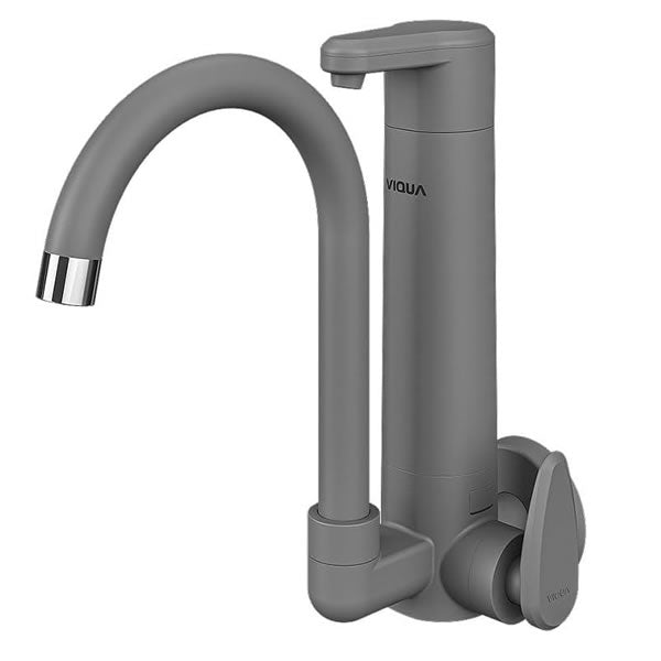 Torneira de parede com bica móvel e purificador Allure Viqua