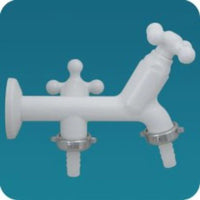 Torneira Para Máquina De Lavar Viqua Branca