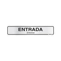 Placa De Entrada Em Alumínio 25x5cm Amanda Silva Dos Santos