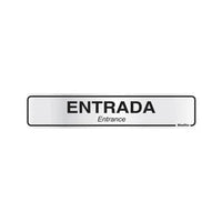 Placa De Entrada Em Alumínio 25x5cm Amanda Silva Dos Santos