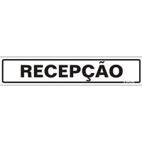 Placa De Poliestireno Para Recepção Amanda Silva 25x5cm