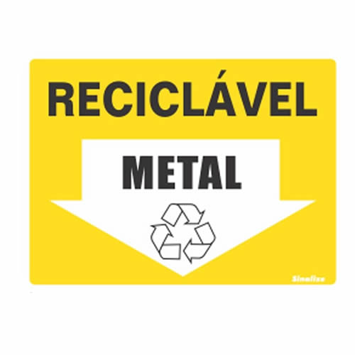 PLACA POLIESTIRENO 15X20 - RECICLAVEL METAL