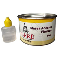 Massa Plástica Ibere Cinza 400g