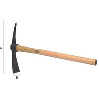 Picareta Alvião Com Cabo De Madeira 130cm Paraboni