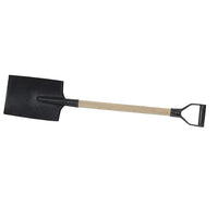 Pá Quadrada Pequena Vanga Nr3 Cabo Plástico 74cm Paraboni