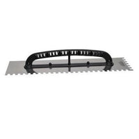 Desempenadeira de Aço Dentada 12x48 cm com Cabo de Plástico