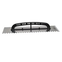 Desempenadeira de Aço Dentada 12x48 cm com Cabo de Plástico