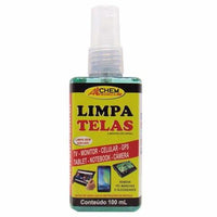Limpa Telas Allchem Spray 100ml para Smartphones Tablets Laptops e Televisores