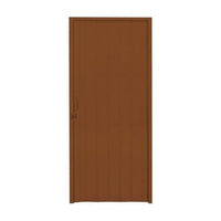 Porta Sanfonada Sanfplasbil em PVC 70 cm x 120 cm Mogno
