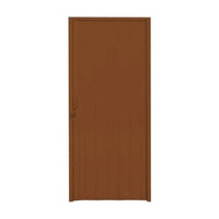 Porta Sanfonada Sanfplasbil em PVC 70 cm x 120 cm Mogno