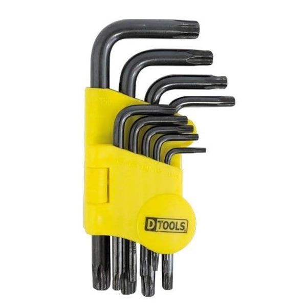 Jogo De Chave Torx Com Suporte 9 Peças Dtools