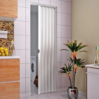 Porta Sanfonada De Pvc Branca 80cm X 210cm Bianchini