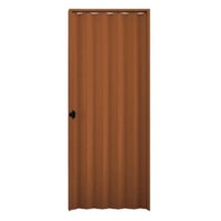 Porta Sanfonada Pvc Bianchini 80cm X 120cm Mogno