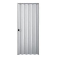Porta Sanfonada Pvc 90cm Cinza Bianchini