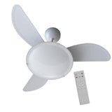 VENTILADOR TETO VENTISOL SUNNY 3P C/CONTROLE BIVOLT BRANCO